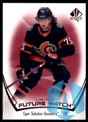 2021-22 SP Authentic Limited Red Future Watch #178 Egor Sokolov